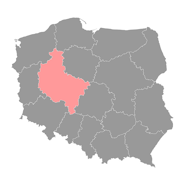 mapa wielkopolski